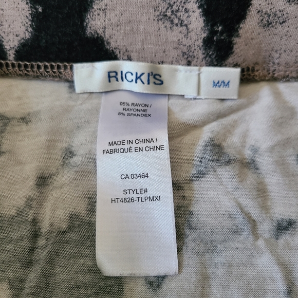 Reverse Dye Asymmetrical Skirt - Picture 5 of 5